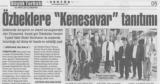 Büyük Torbalı - Özbeklere "Kenesavar" tanıtımı
